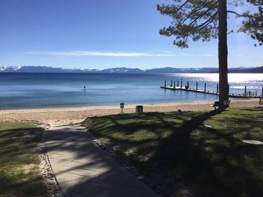 Beachfront Ski Cabin In Incline Village, Lake Tahoe Exteriör bild