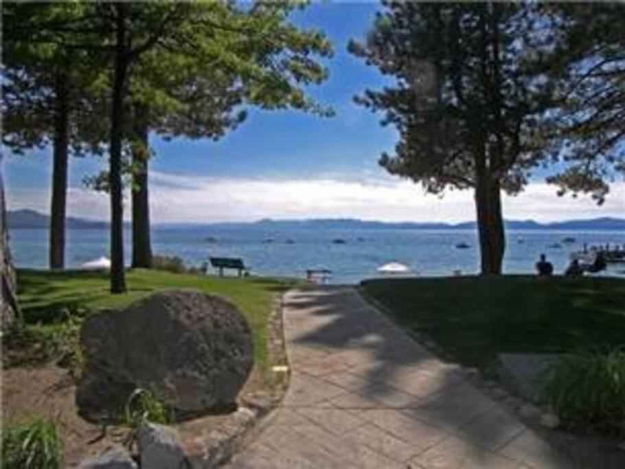 Beachfront Ski Cabin In Incline Village, Lake Tahoe Exteriör bild