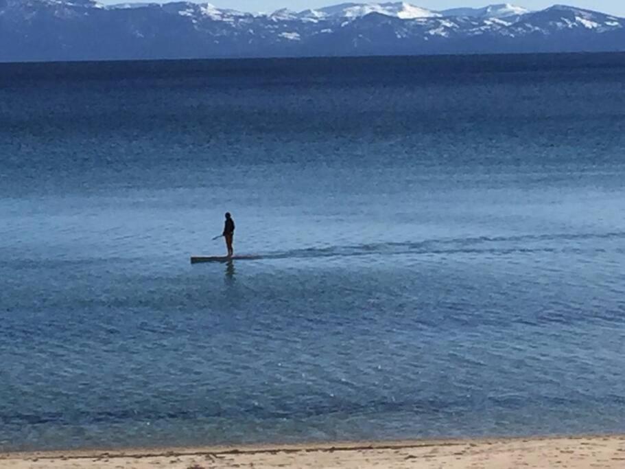 Beachfront Ski Cabin In Incline Village, Lake Tahoe Exteriör bild