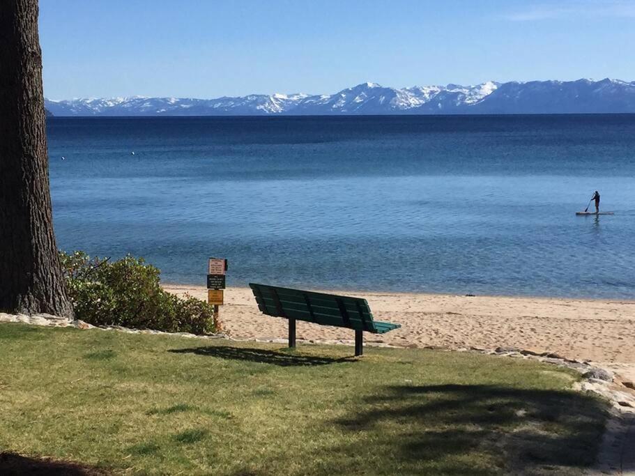 Beachfront Ski Cabin In Incline Village, Lake Tahoe Exteriör bild