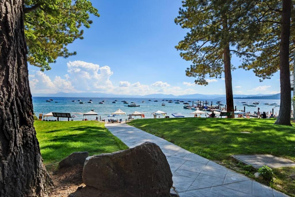 Beachfront Ski Cabin In Incline Village, Lake Tahoe Exteriör bild